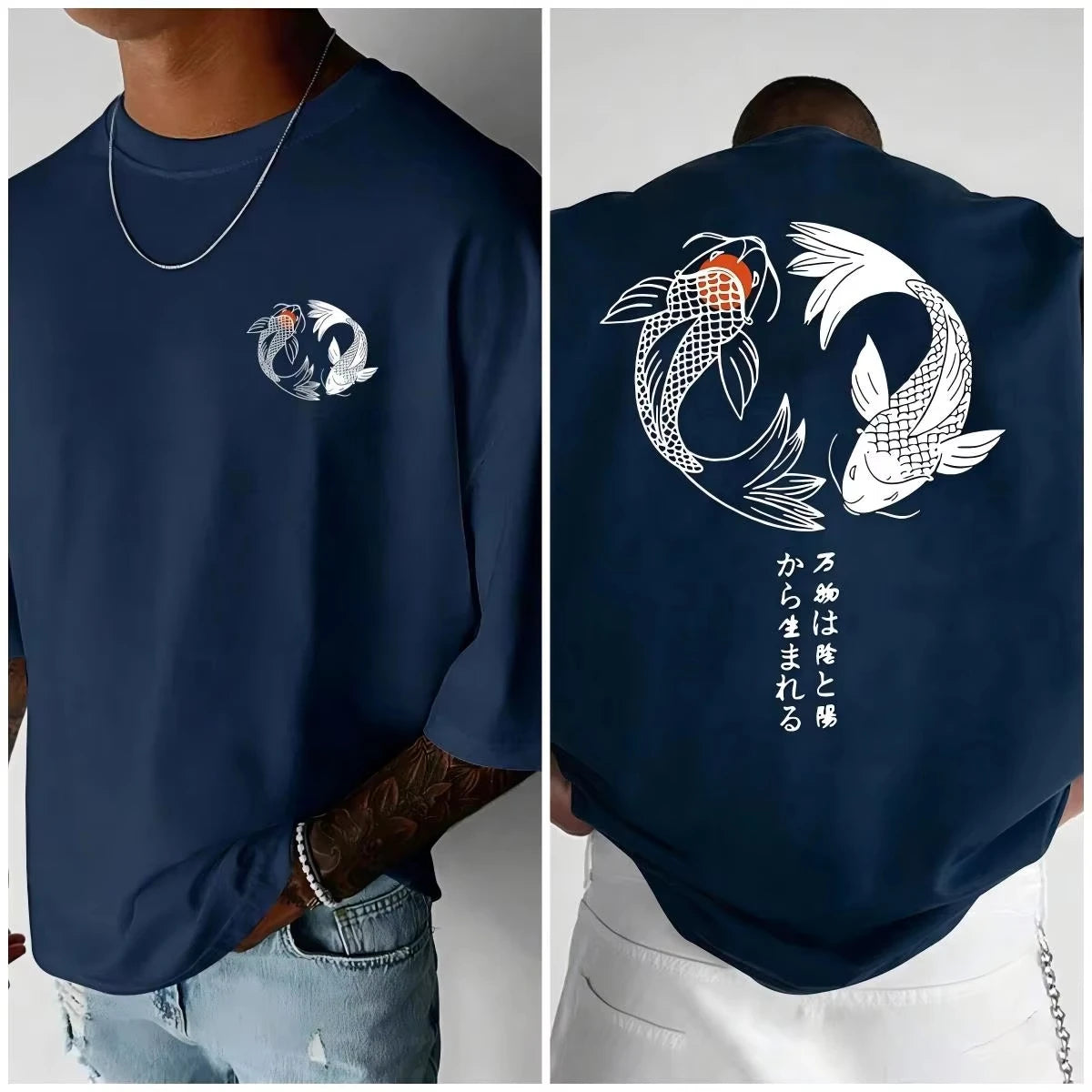 Y2K Koi Harajuku T-Shirt