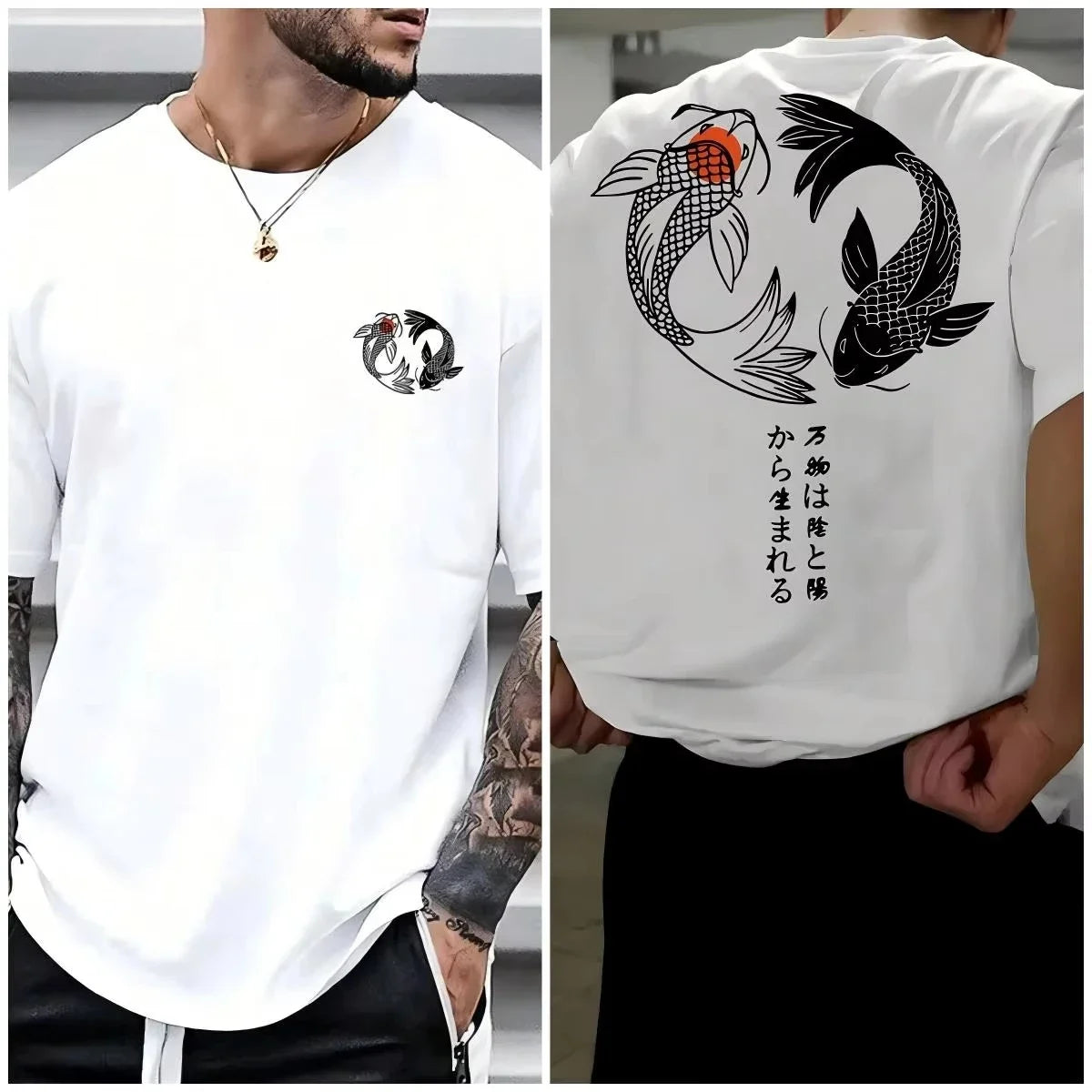 Y2K Koi Harajuku T-Shirt