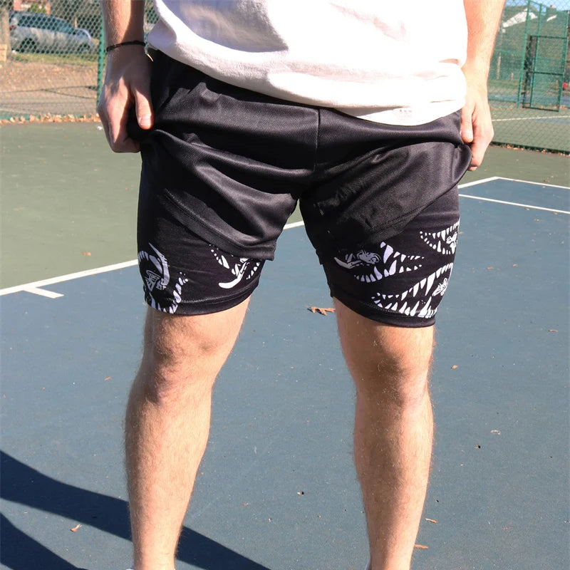 Berserk Print 2 in 1 Running Shorts