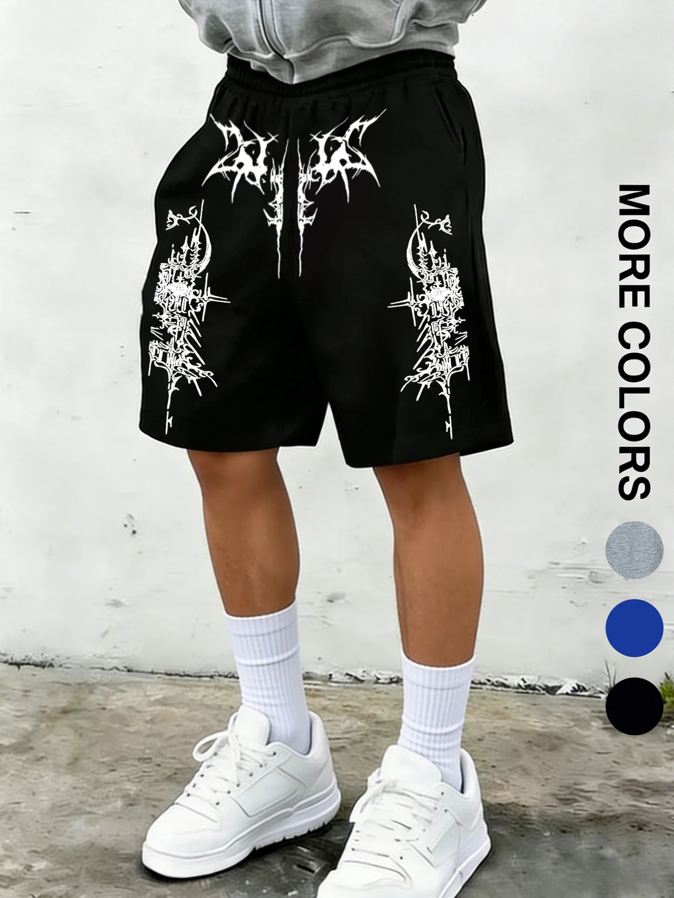 Cybersigil Printed Shorts