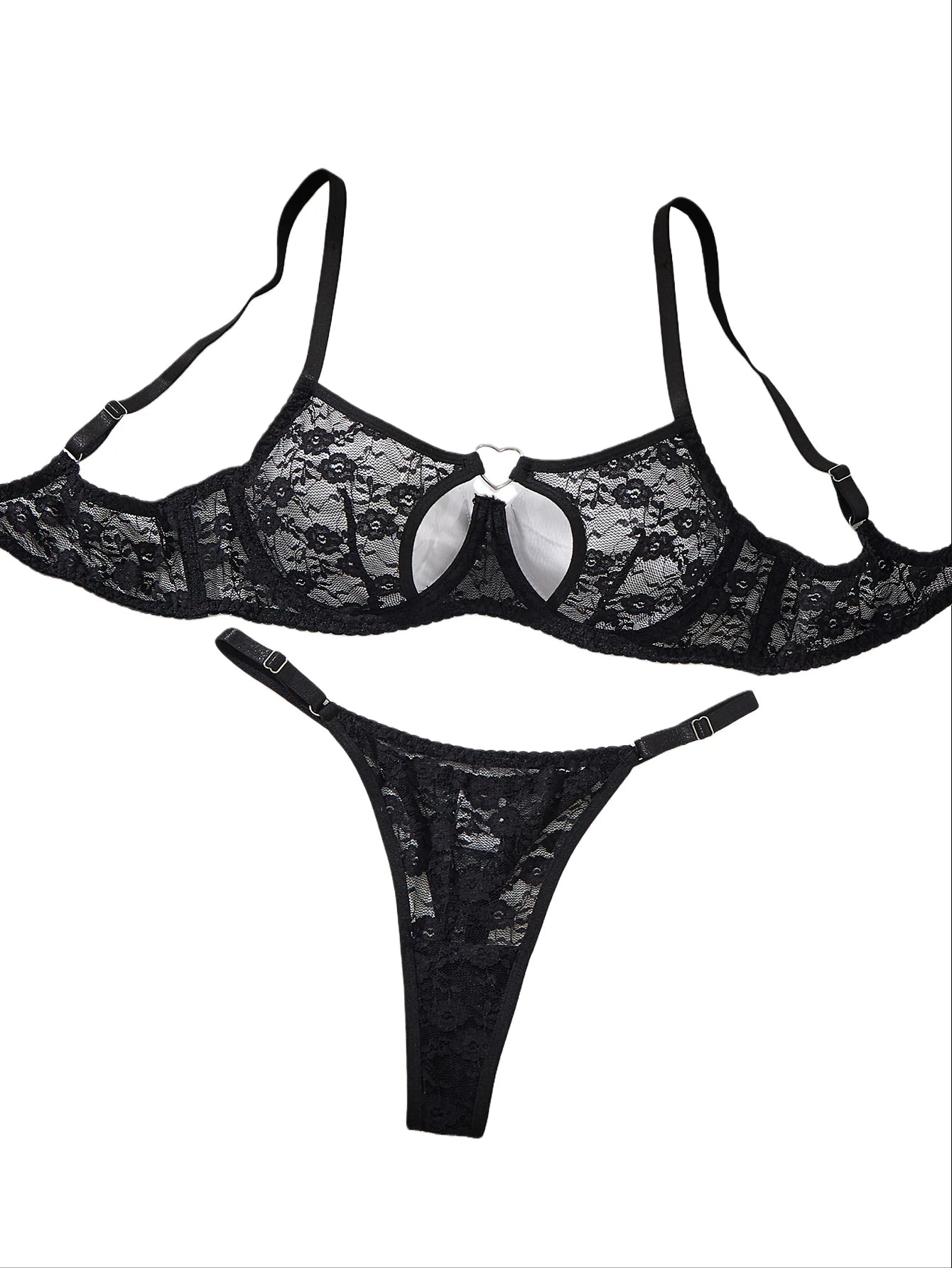 Laced Bra And Panties Set