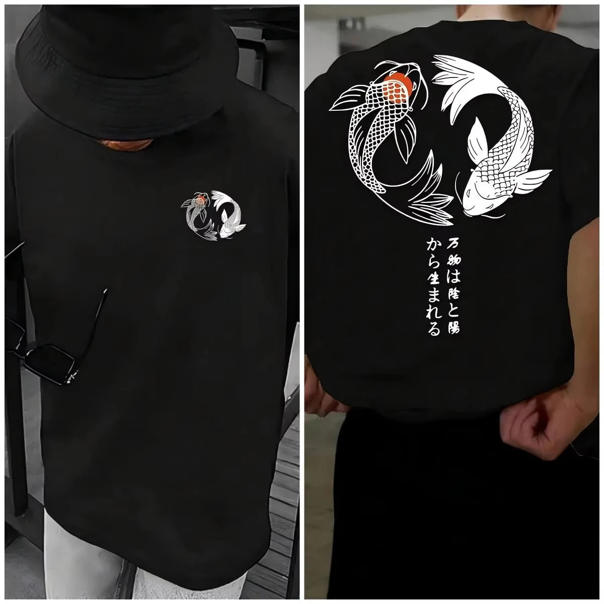 Y2K Koi Harajuku T-Shirt